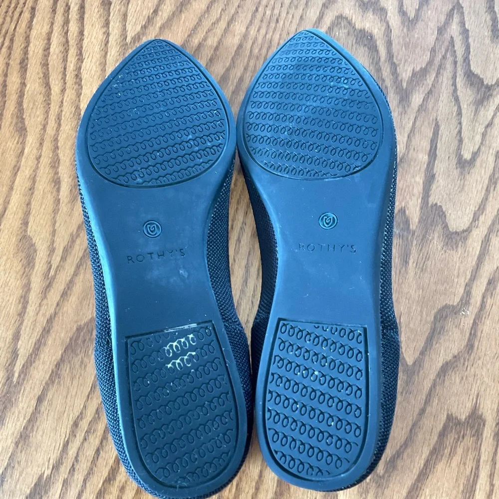 Rothy’s Black Flats, Women’s Sz 10 - Picture 7 of 7